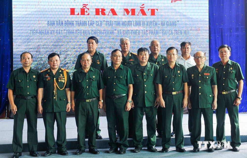 Ra mắt Ban Vận động thành lập Câu lạc bộ Trái tim người lính Vị Xuyên - Hà Giang