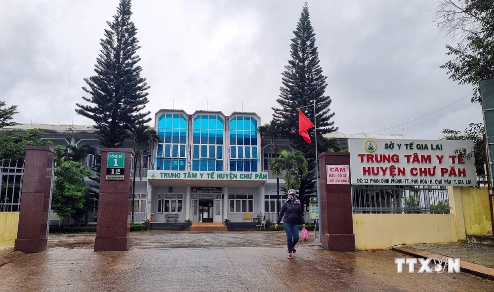 Trung tâm Y tế huyện Chư Păh (Gia Lai). Ảnh: TTXVN phát