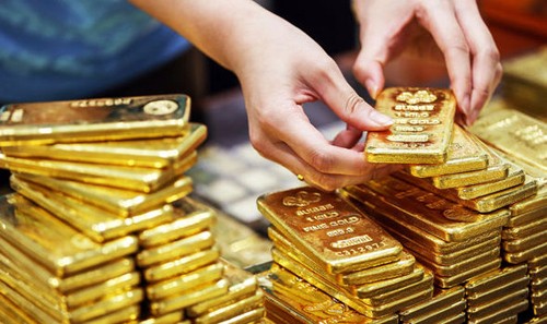10月22日上午越南国内黄金价格保持在5647万越盾