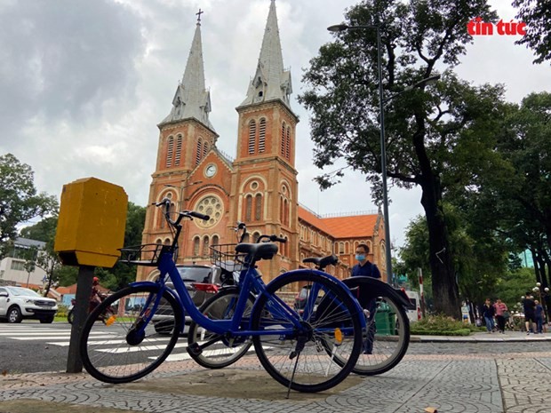 胡志明市将于2021年8月初开展公共自行车服务试点