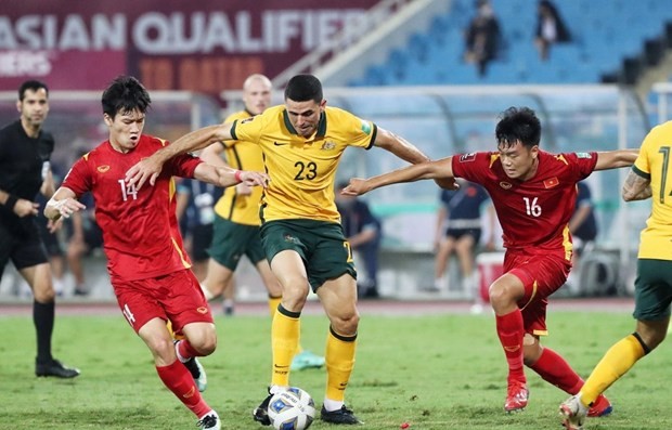 2022年卡塔尔世界杯亚洲区预选赛12强赛：越南队0-1澳大利亚队