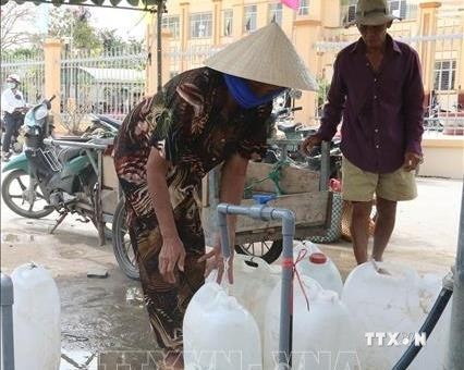 Tiền Giang: Nhiều giải pháp cấp nước sinh hoạt phục vụ nhân dân vùng hạn mặn