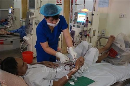Khám, chữa bệnh bảo hiểm y tế tại Bệnh viện đa khoa tỉnh Sơn La. Ảnh: Diệp Anh – TTXVN