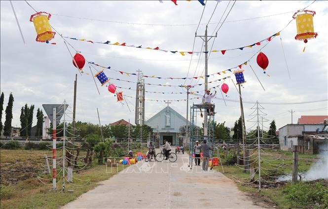 Mô hình “Xứ đạo bình yên” ở xã Tân Hải (huyện Ninh Hải, tỉnh Ninh Thuận). Ảnh minh họa: Nguyễn Thành/TTXVN