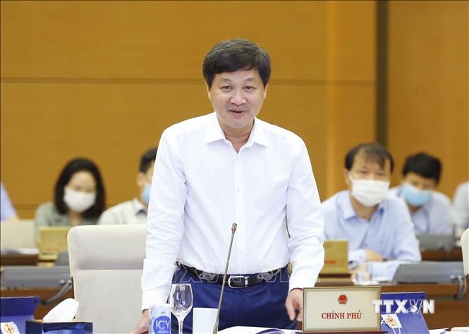 Phó Thủ tướng Lê Minh Khái đưa ra ý kiến chỉ đạo. Ảnh: Doãn Tấn - TTXVN