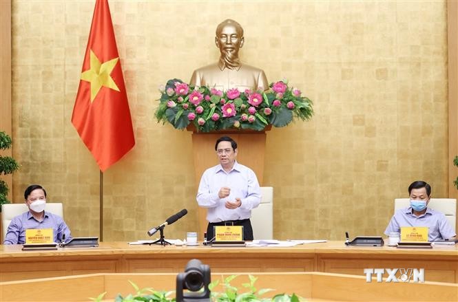 Thủ tướng Phạm Minh Chính: Đã hy sinh, thực hiện giãn cách xã hội thì phải sớm đạt mục tiêu kiềm chế dịch bệnh