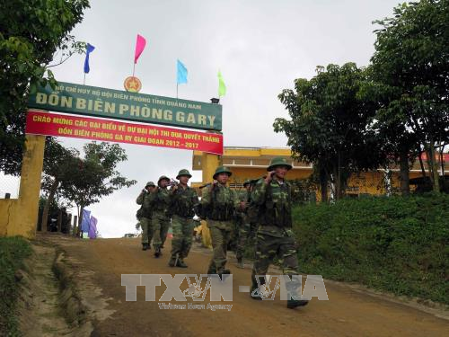 Đồn biên phòng Ga Ry nằm ở cực Tây của tỉnh Quảng Nam. Ảnh : baotintuc.vn
