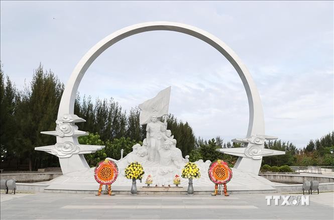 Khu tưởng niệm các chiến sĩ Gạc Ma. Ảnh: Dương Giang-TTXVN
