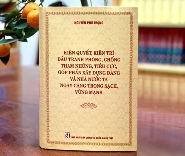 Bìa cuốn sách của Tổng Bí thư Nguyễn Phú Trọng. Ảnh: daidoanket.vn