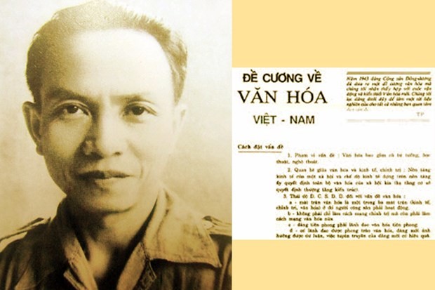 Bản Đề cương về Văn hóa Việt Nam do Tổng Bí thư Trường Chinh soạn thảo năm 1943. Ảnh: baotanglichsu.vn