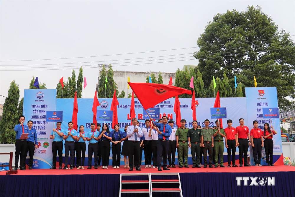 Tây Ninh ra quân Chiến dịch Thanh niên tình nguyện hè năm 2023