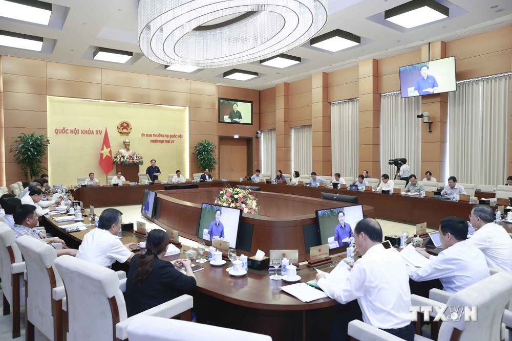 Khai mạc Phiên họp thứ 27 Ủy ban Thường vụ Quốc hội