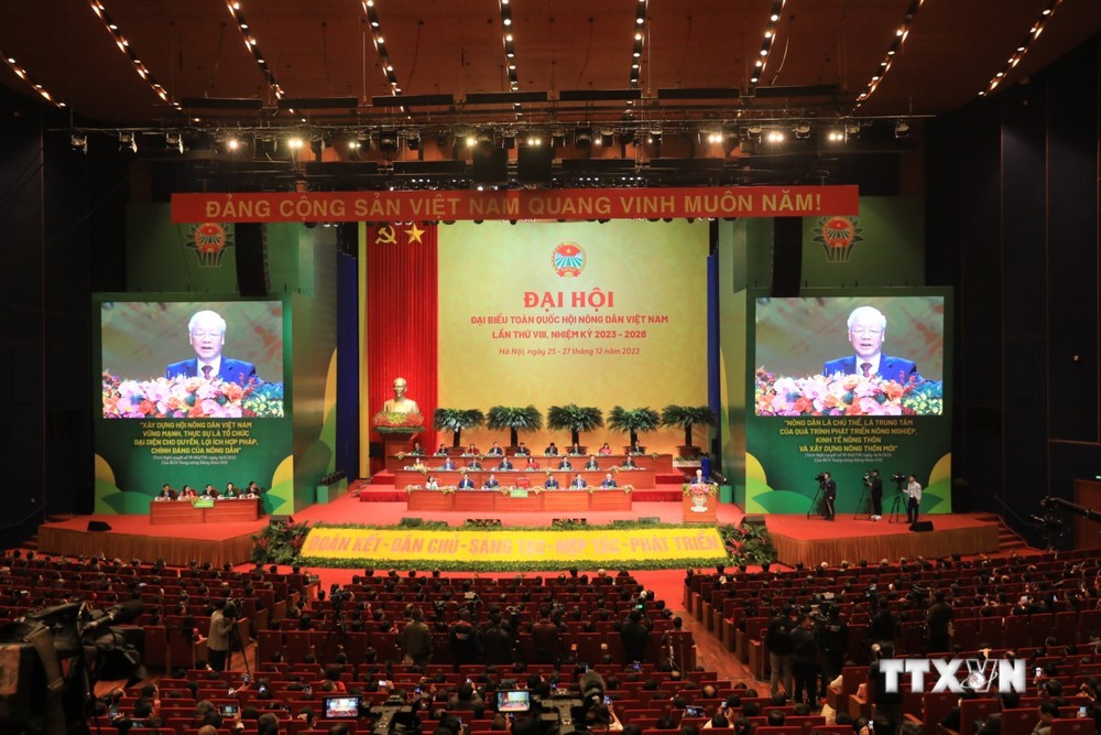 Tổng Bí thư Nguyễn Phú Trọng phát biểu chỉ đạo đại hội. Ảnh: Tuấn Anh –TTXVN
