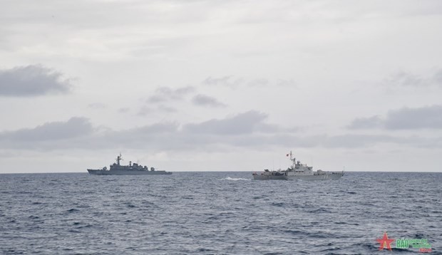 越泰两国海军开展第44次联合巡逻活动