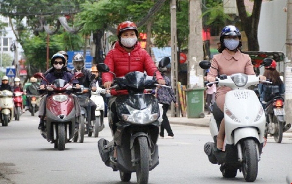 冷空气加强 越南北部迎来寒冷下雨天气
