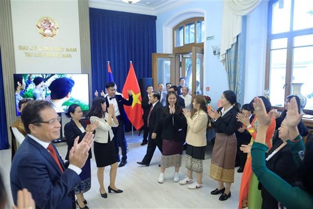 越南驻俄罗斯大使馆与老挝驻俄罗斯大使馆的深厚友谊